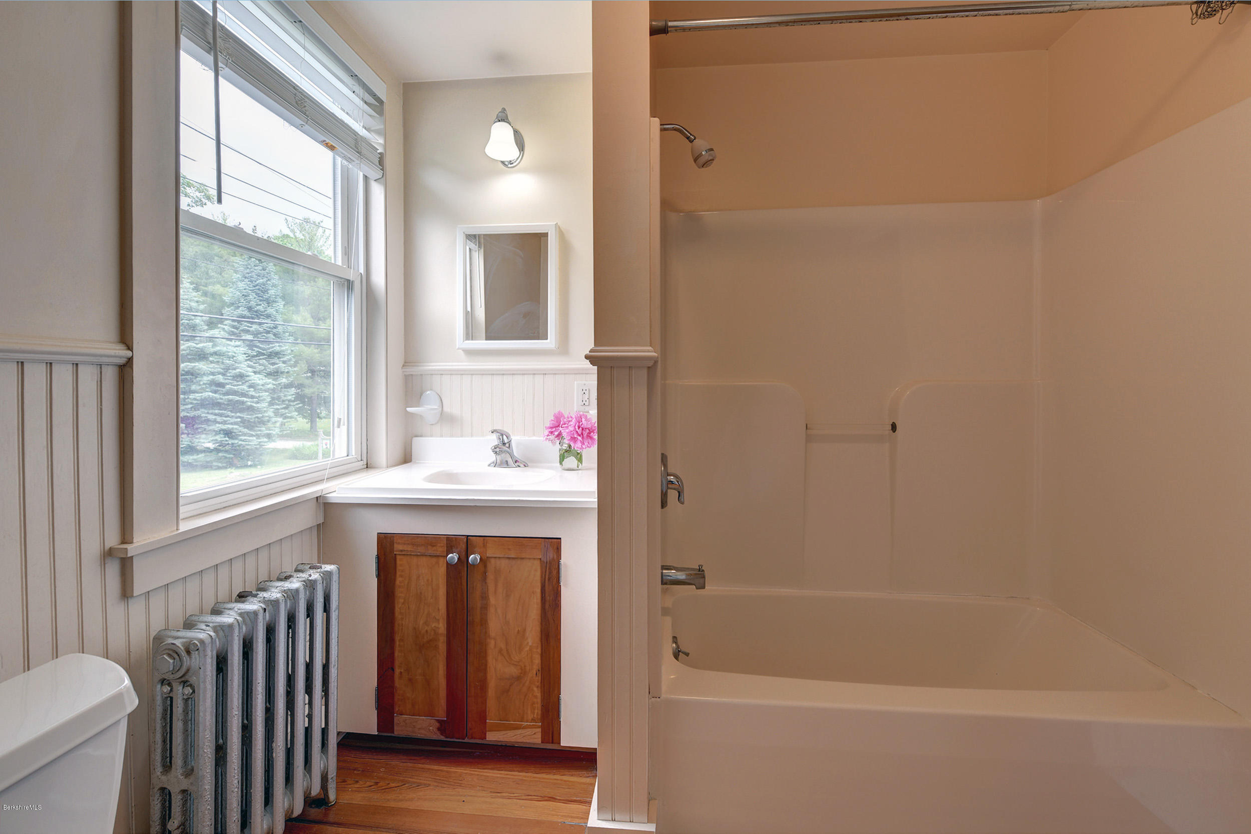 23 Glendale Road Stockbridge, MA 01262 - Photo 26 of 30 a bathroom with a tub sink and window