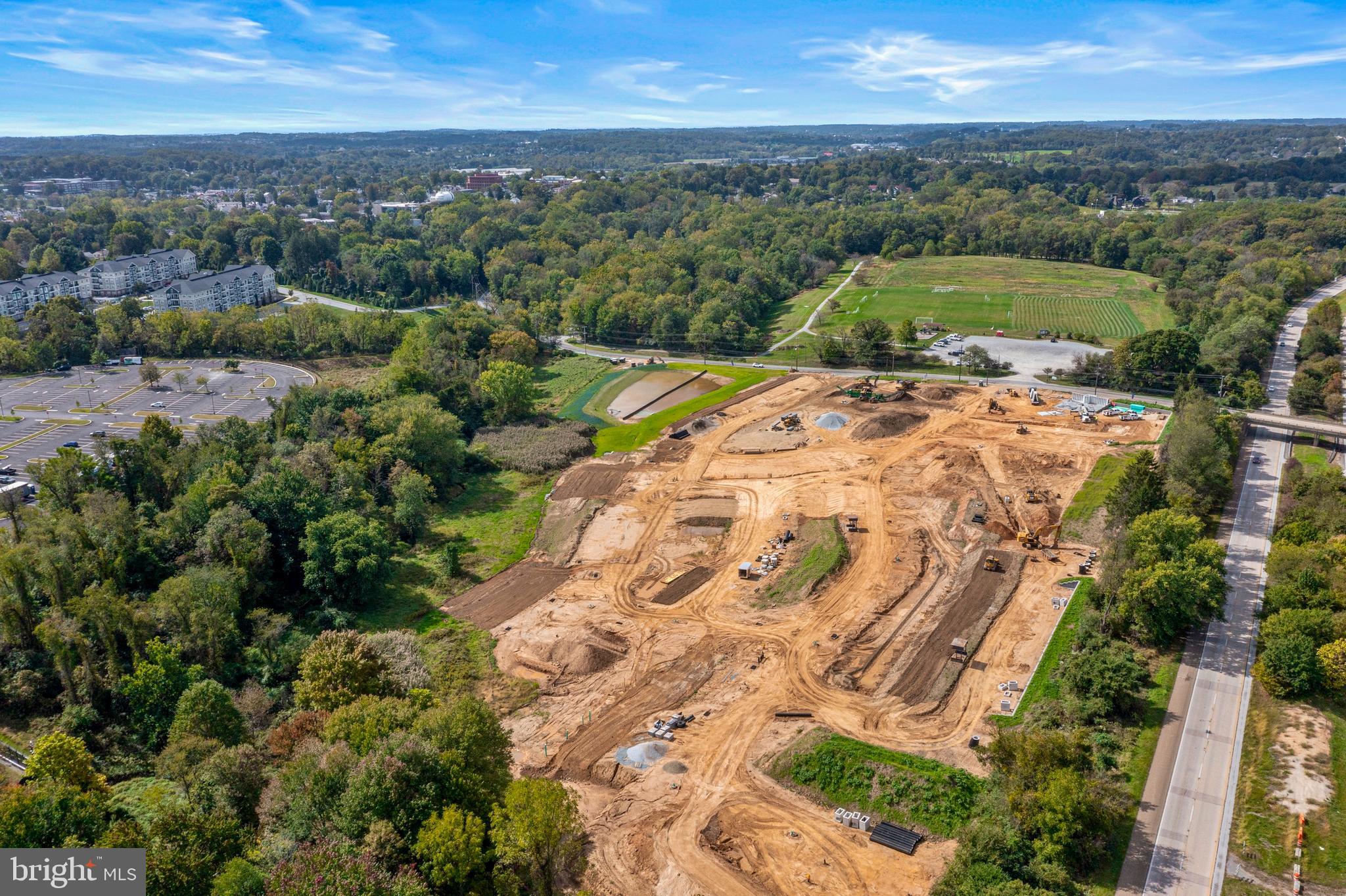 10102 Beacon Street Kennett Square, PA 19348 - Photo 13 of 14 an aerial view of a house with a yard