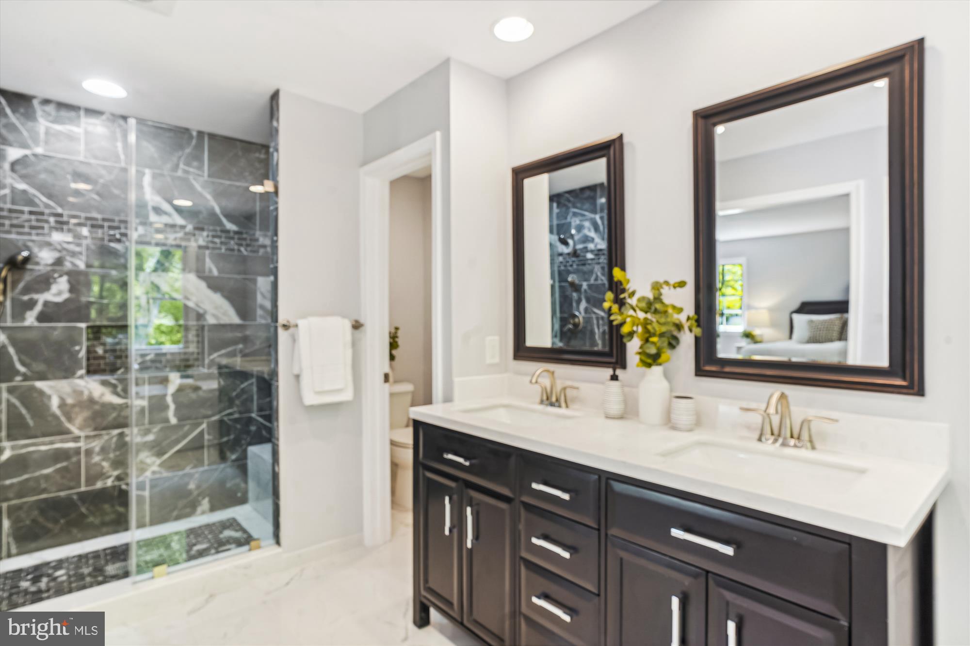 10001 Carter Road Bethesda, MD 20817 - Photo 44 of 78 Primary Bath with Double Vanity