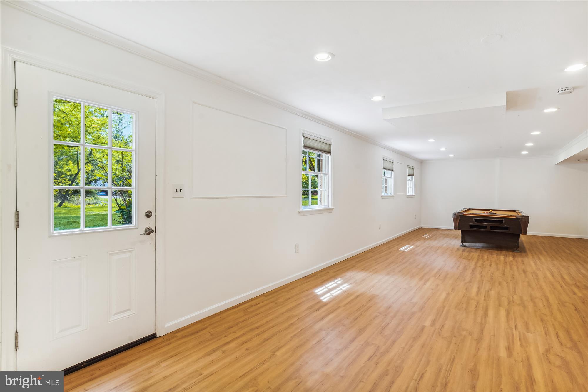 10001 Carter Road Bethesda, MD 20817 - Photo 58 of 78 Lower Level Recreation Room with Outside Entrance