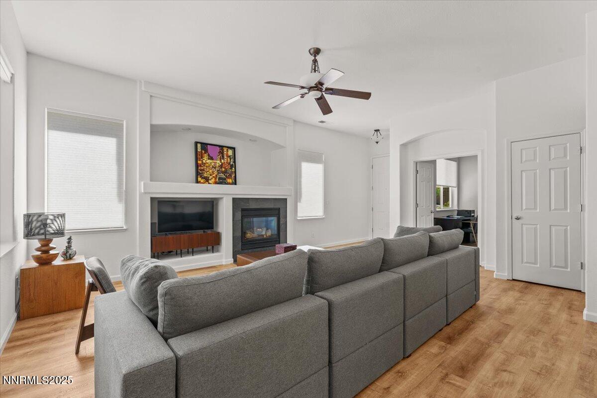 2515 Perryville Drive Reno, NV 89521 - Photo 5 of 19 a living room with furniture and a fireplace