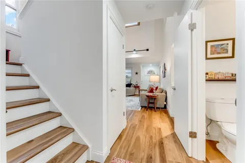 a view of entryway and hall