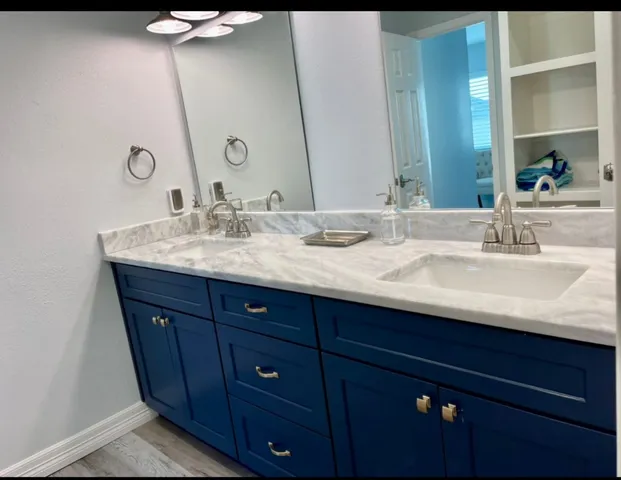 a room with furniture and windows