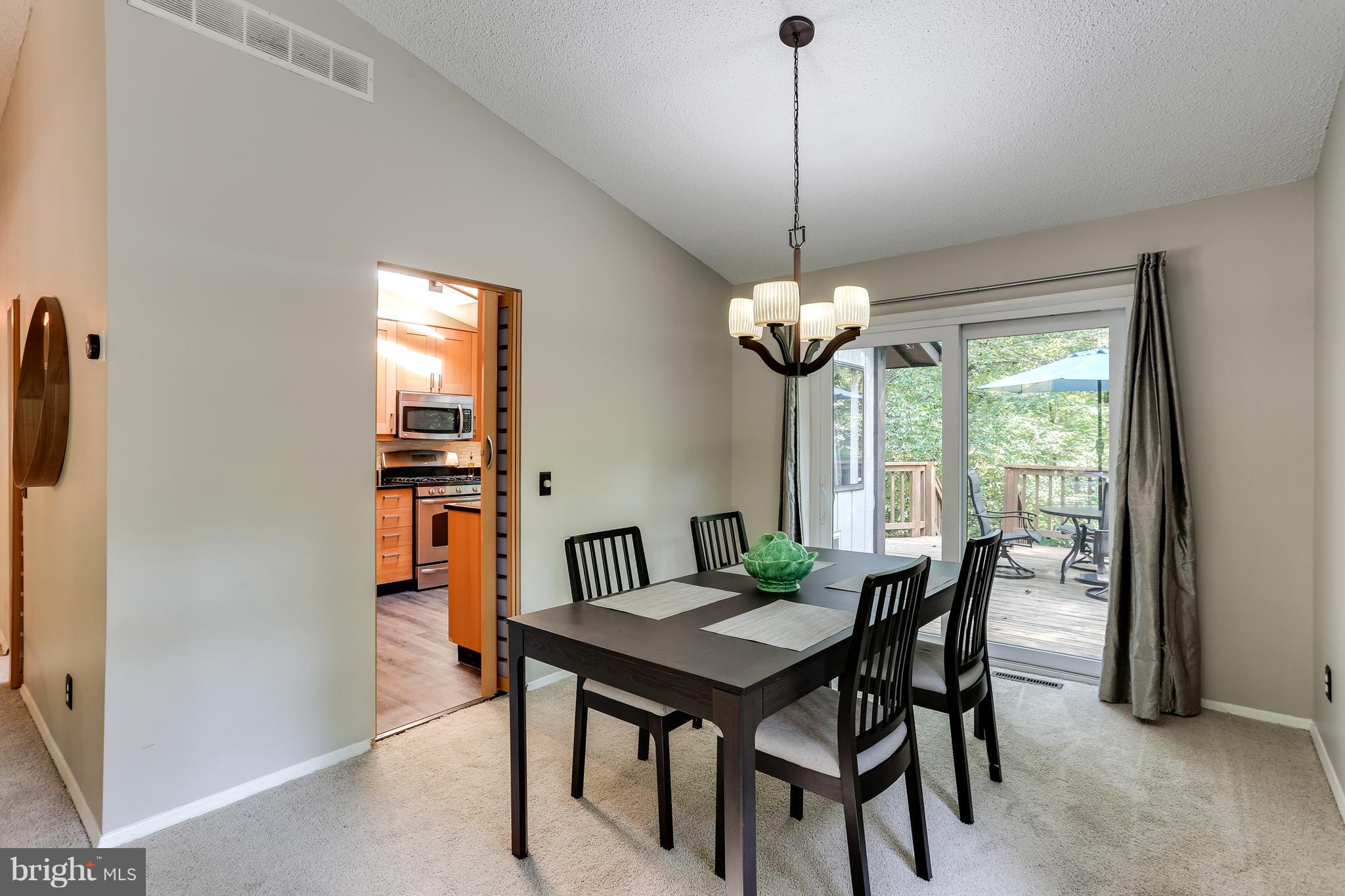 9514 Good Lion Road Columbia, MD 21045 - Photo 5 of 30 Dining room with vaulted ceilings