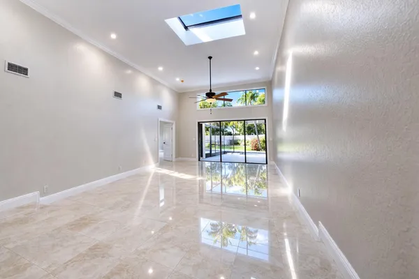 a view of dining room with furniture