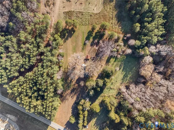 a view of lake from next to house