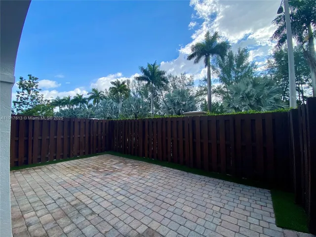 a view of wooden fence