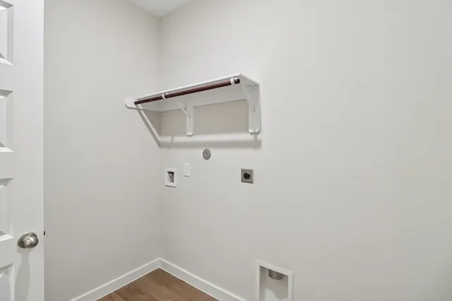 a small space with a sink