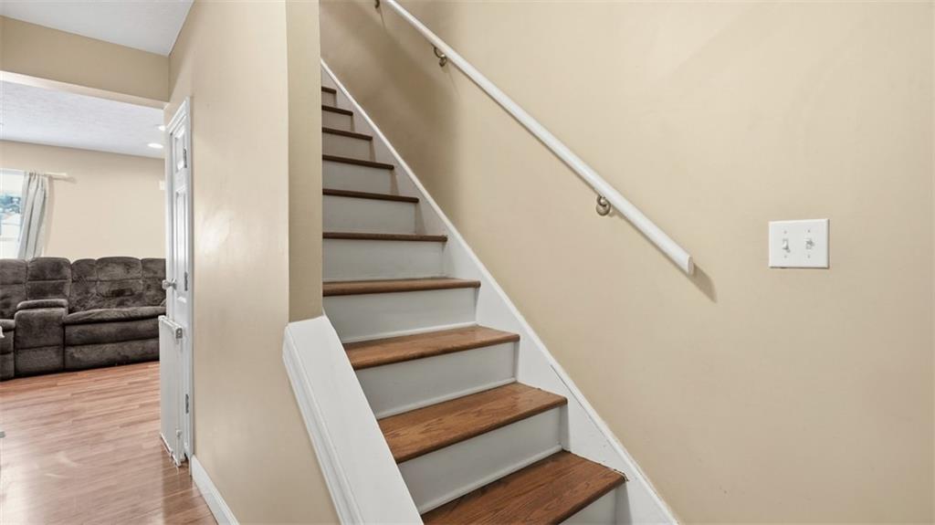 100 Stella Street Burgettstown, PA 15021 - Photo 19 of 34 Staircase from Main Floor to Primary Bedroom