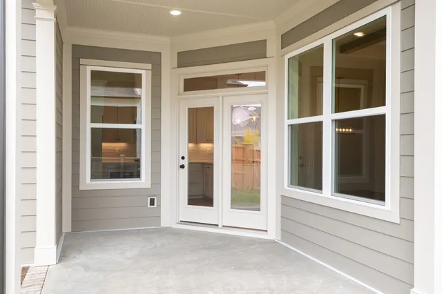 a view of front door of a house