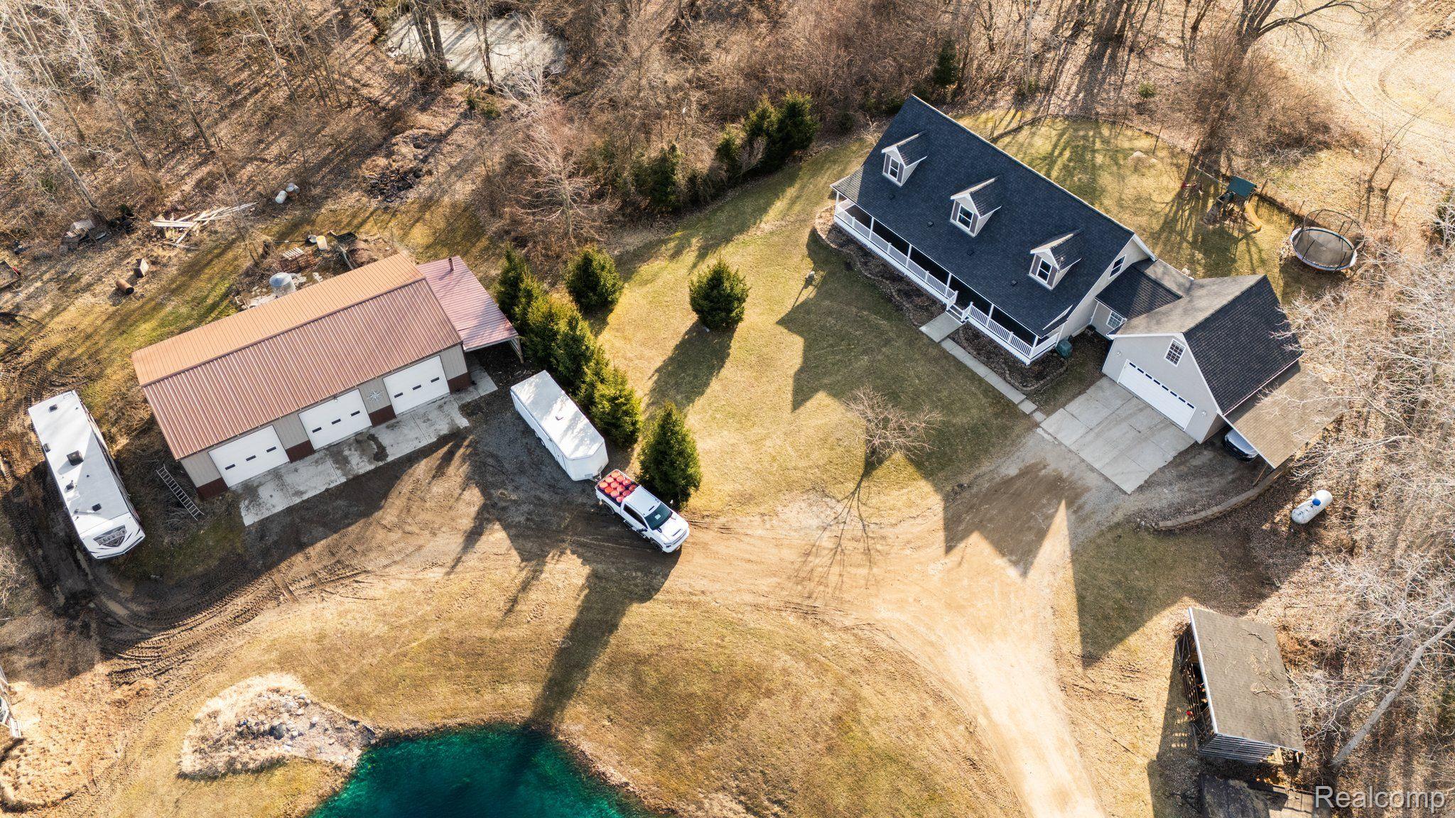 11699 West Iosco Road Webberville, MI 48892 - Photo 3 of 42 Overhead