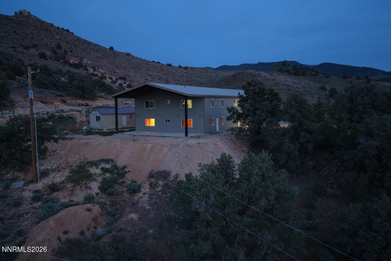2300 Temple Hill Road, Unit B2 Reno, NV 89521 - Photo 35 of 41 Evening Aerial 12