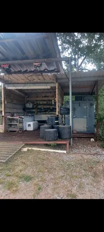 a view of a park with a trees