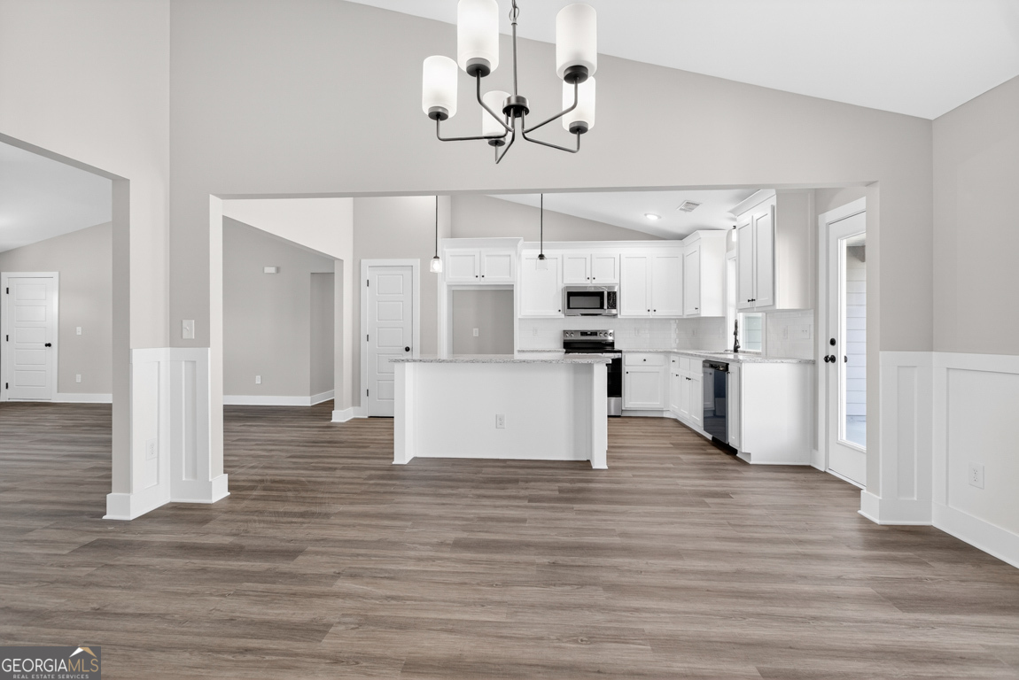 97 Wards Creek Road, Unit 1 Toccoa, GA 30577 - Photo 14 of 55 a view of a kitchen with wooden floor