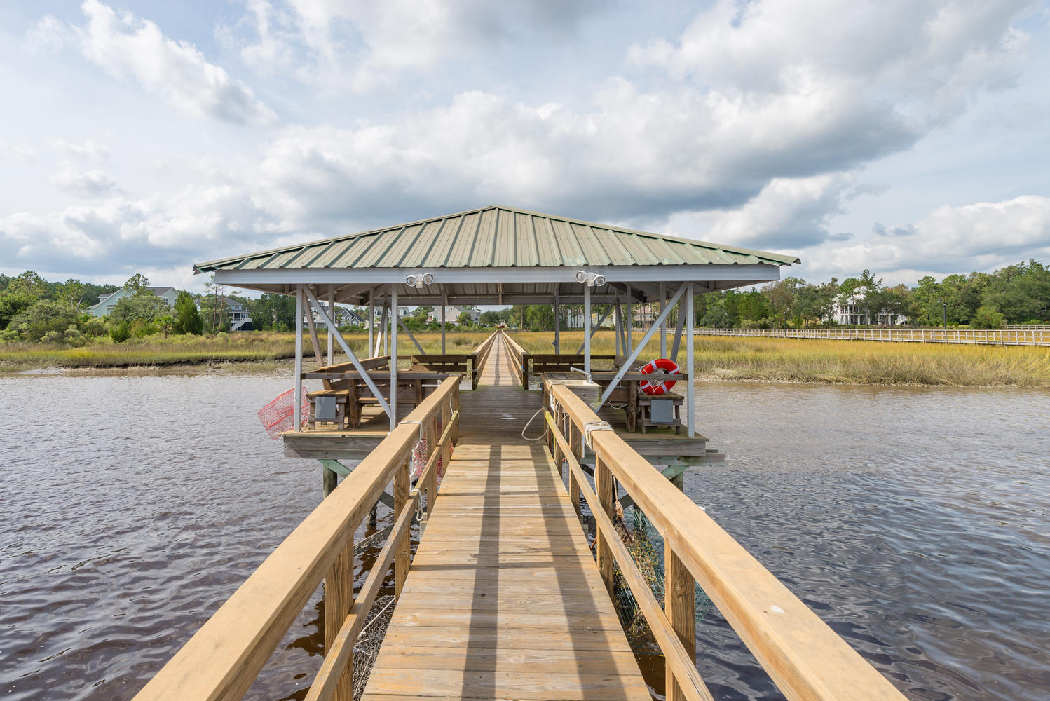 1196 Rivers Reach Drive Charleston, SC 29492 - Photo 59 of 66 Covered Dock with seating
