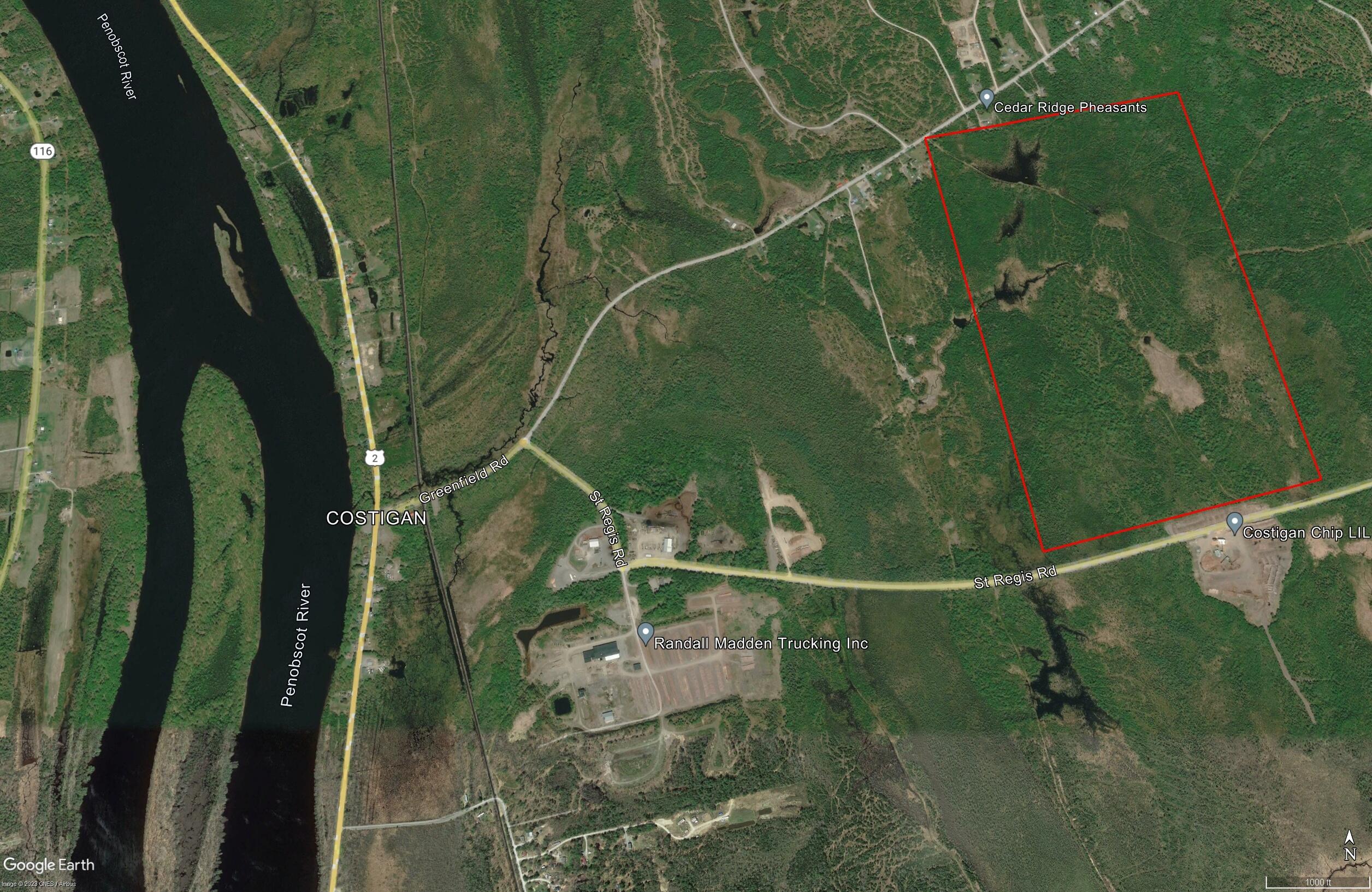 355-off Greenfield Road Milford, ME 04461 - Photo 1 of 10 che 355 aerial distant 2