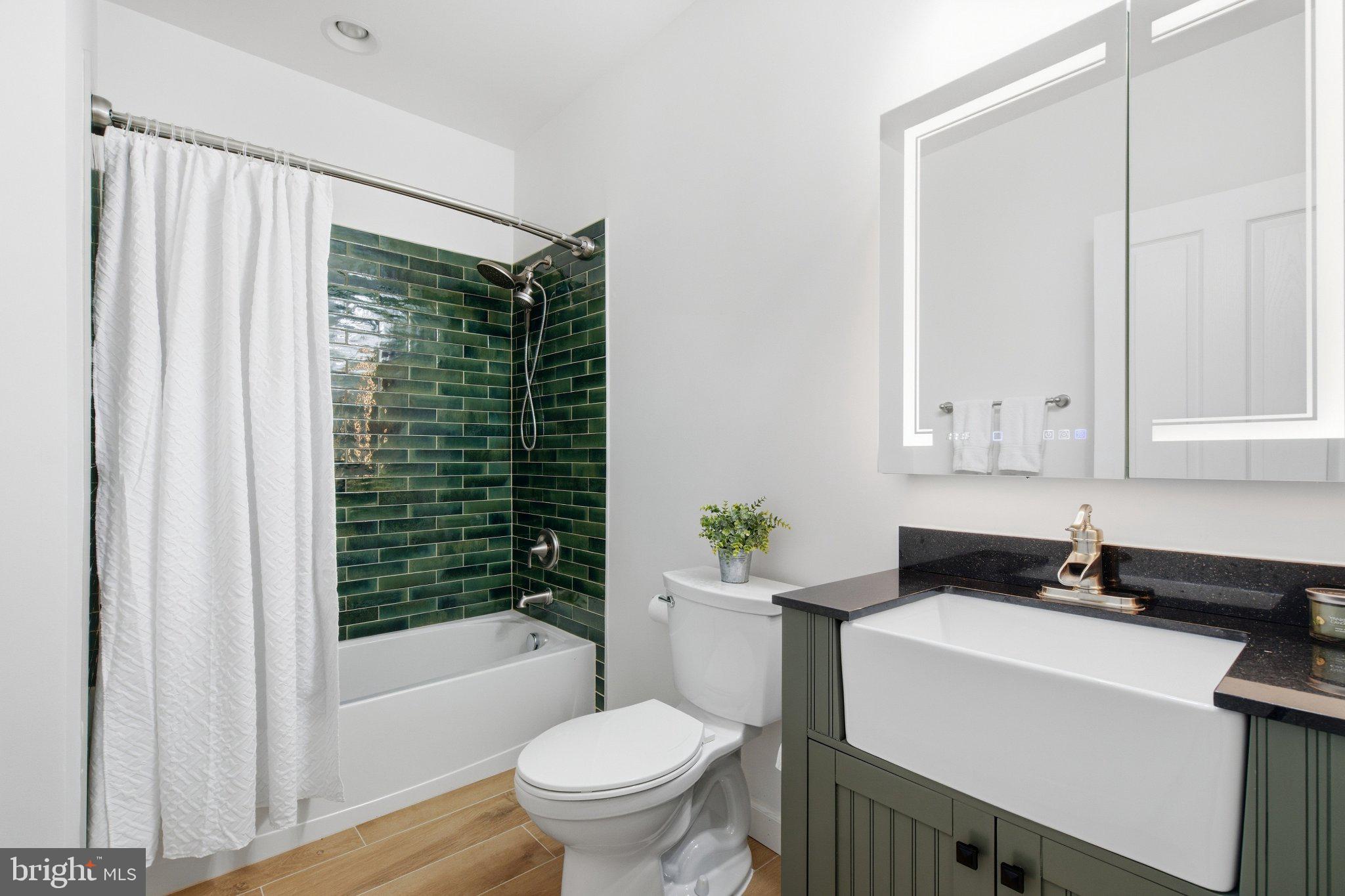 25170 Mineral Springs Circle Stone Ridge, VA 20105 - Photo 18 of 27 Stunning bathroom, frameless LED anti-fog mirror