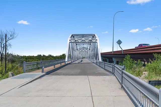 a view of a balcony with an outdoor space
