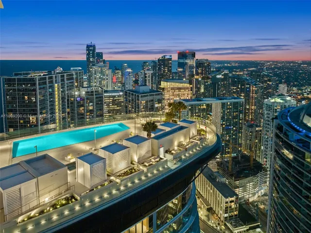 a view of a balcony with city view