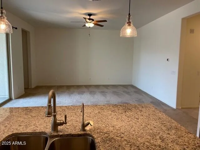 a view of a room with a sink