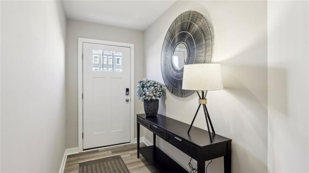 132 River Ridge Drive Coraopolis, PA 15108 - Photo 3 of 21 a view of staircase with wooden floor