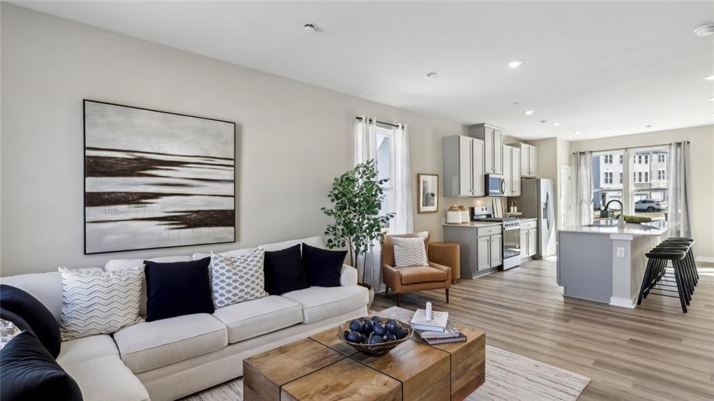 132 River Ridge Drive Coraopolis, PA 15108 - Photo 6 of 21 a living room with furniture kitchen view and a window