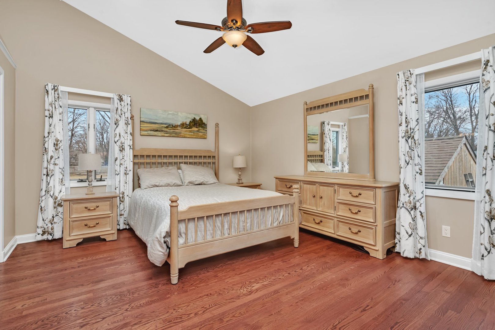 11600 North Brightway Road Mokena, IL 60448 - Photo 23 of 62 a bedroom with a bed and wooden floor