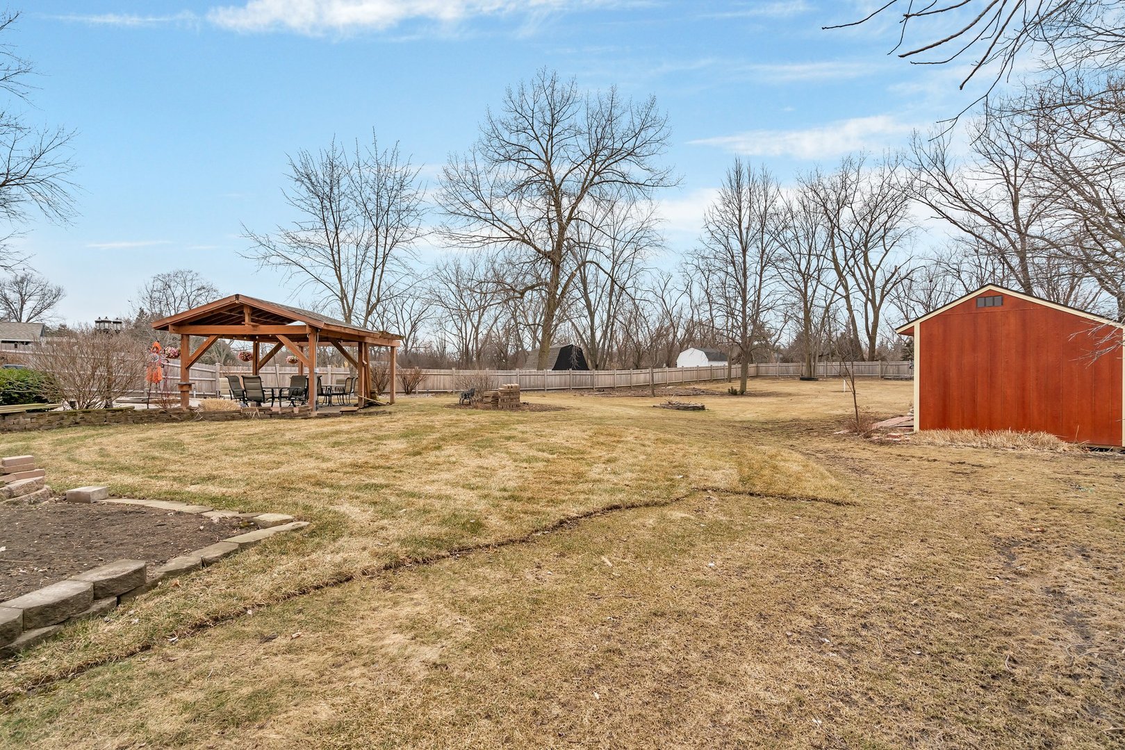 11600 North Brightway Road Mokena, IL 60448 - Photo 53 of 62 a view of yard and covered with snow