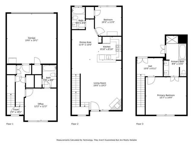 a picture of a floor plan