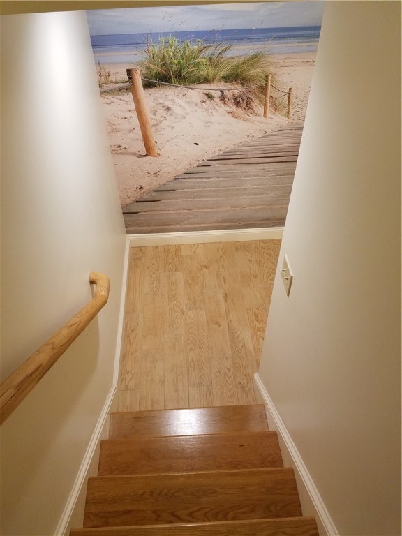 1312 Wapping Road Middletown, RI 02842 - Photo 27 of 42 Stairway to Finished Basement