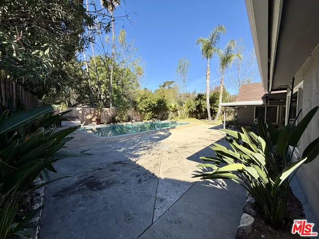 a view of outdoor space and seating area