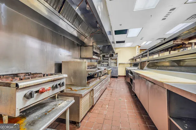 a view of a street in front of a building