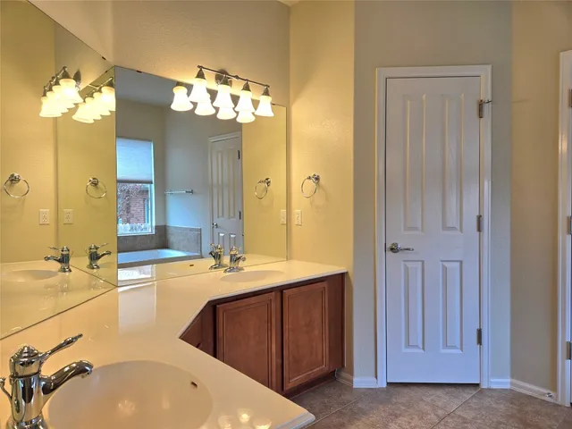 a close view of closet