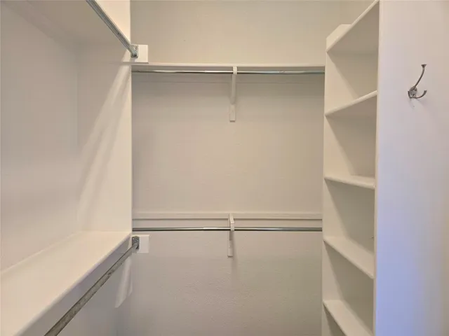 a view of a backyard with green space