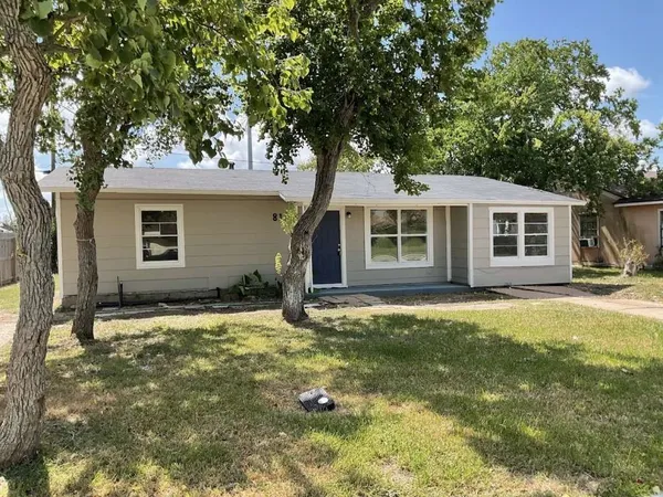a backyard of a house