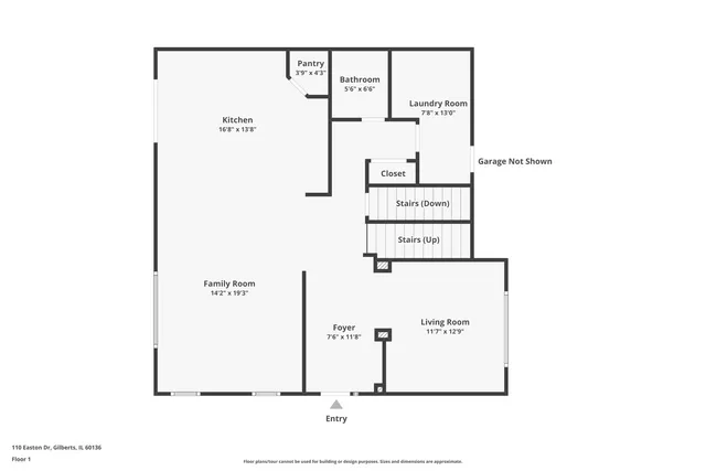 $419,900 | 110 Easton Drive, Gilberts, IL 60136