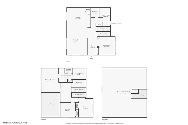 $419,900 | 110 Easton Drive, Gilberts, IL 60136