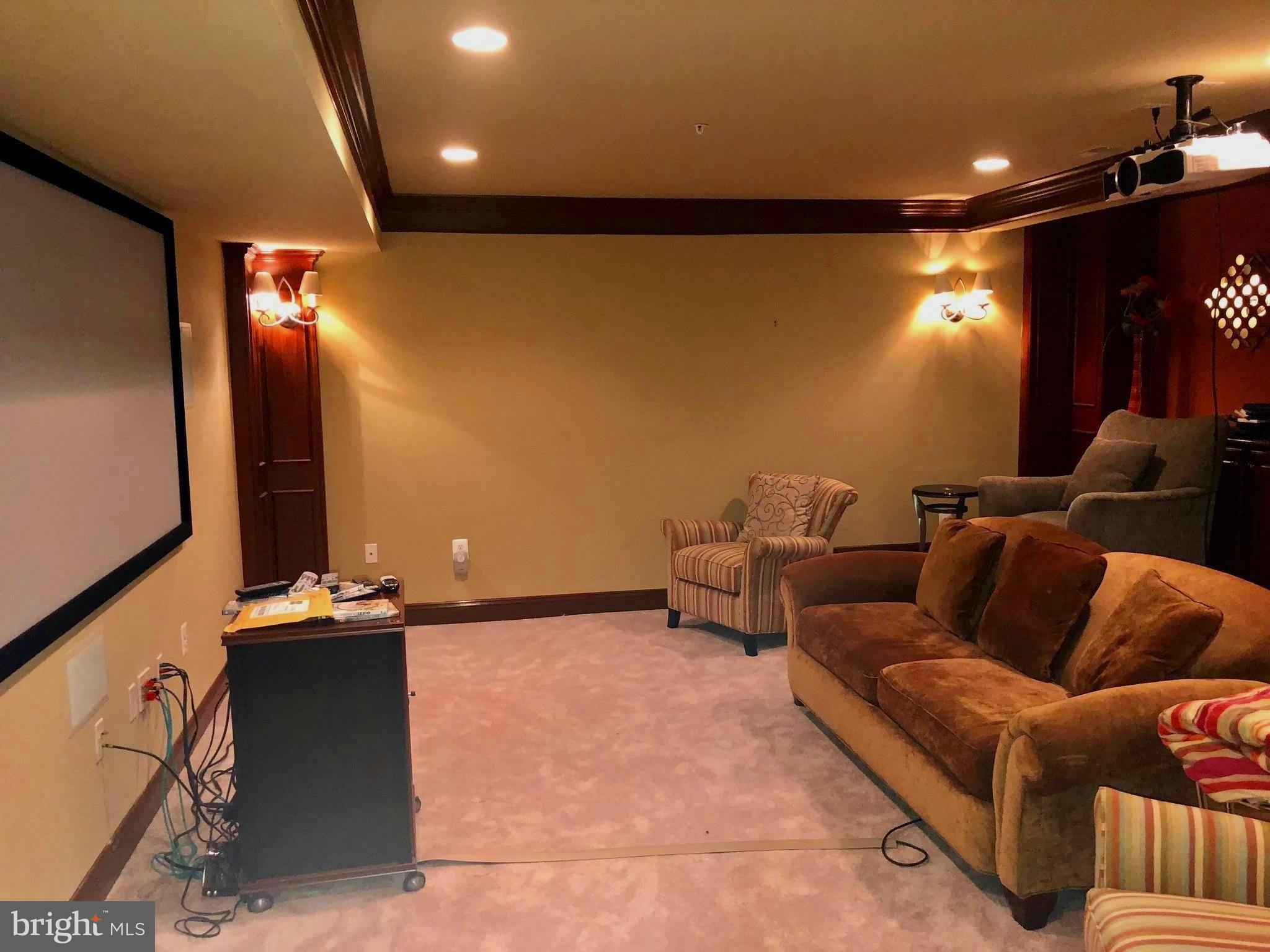 2601 Admiral Ridge Road Accokeek, MD 20607 - Photo 29 of 30 Basement movie theater