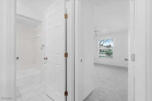 a view of an empty room