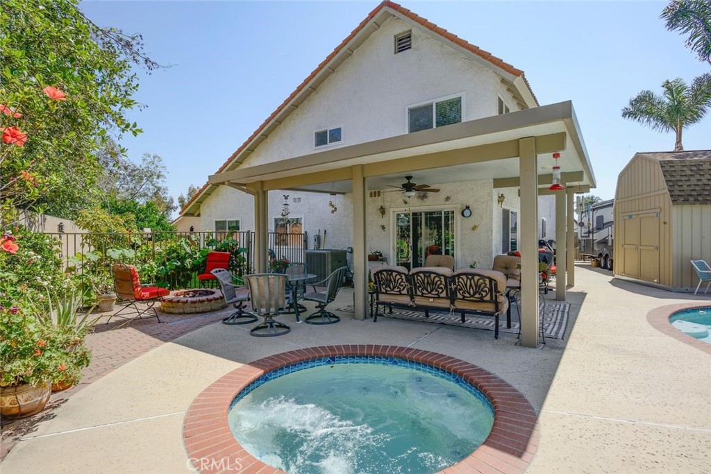 10424 Cartilla Court Rancho Cucamonga, CA 91737 - Photo 27 of 36 a view of a house with patio