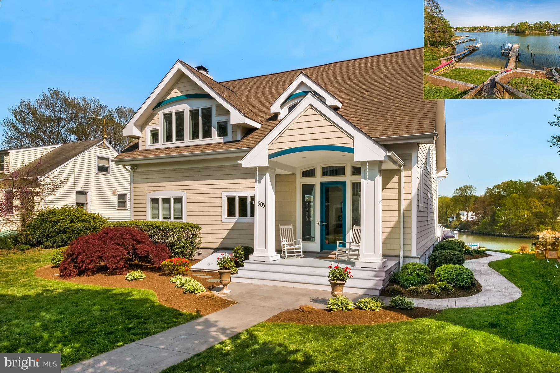 503 Broadwater Road Arnold, MD 21012 - Photo 1 of 30 a front view of a house with a yard