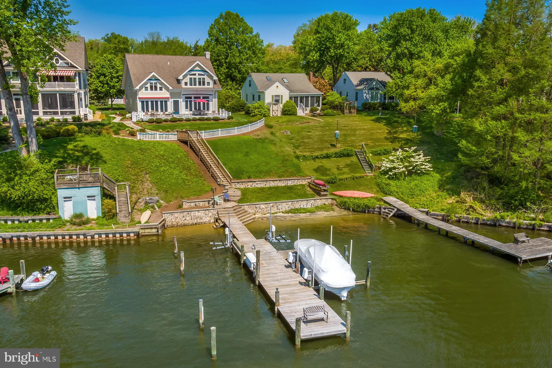 503 Broadwater Road Arnold, MD 21012 - Photo 19 of 30 a view of an ocean house swimming pool and outdoor space