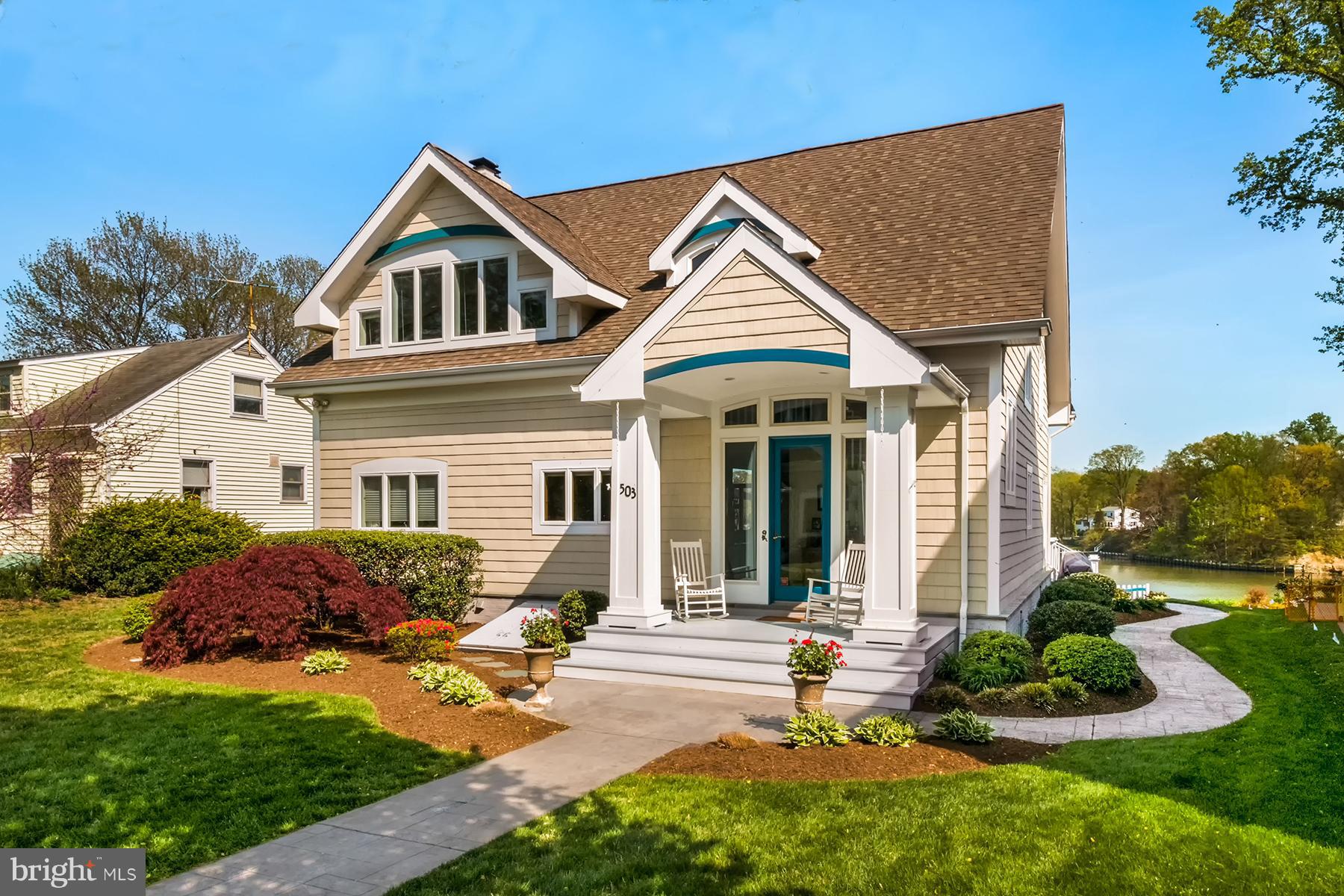 503 Broadwater Road Arnold, MD 21012 - Photo 26 of 30 a front view of a house with a yard
