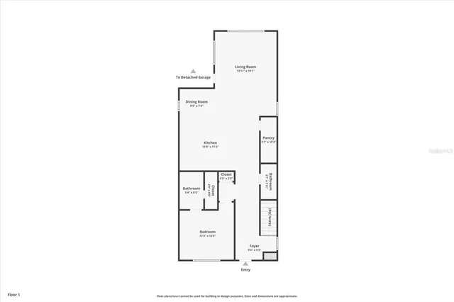 a view of a park with sitting area