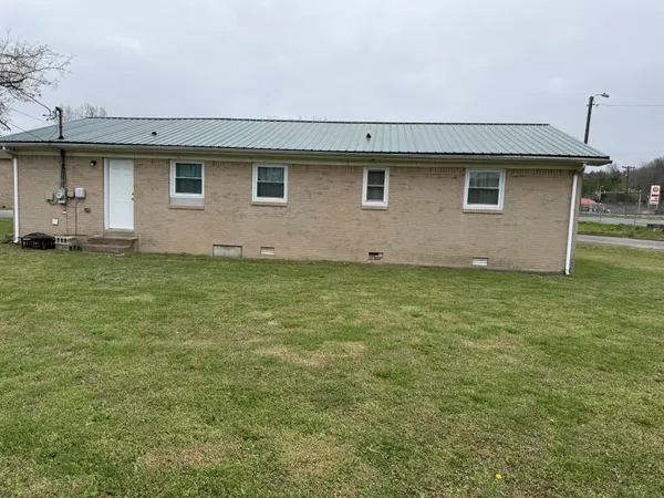 a backyard of a house