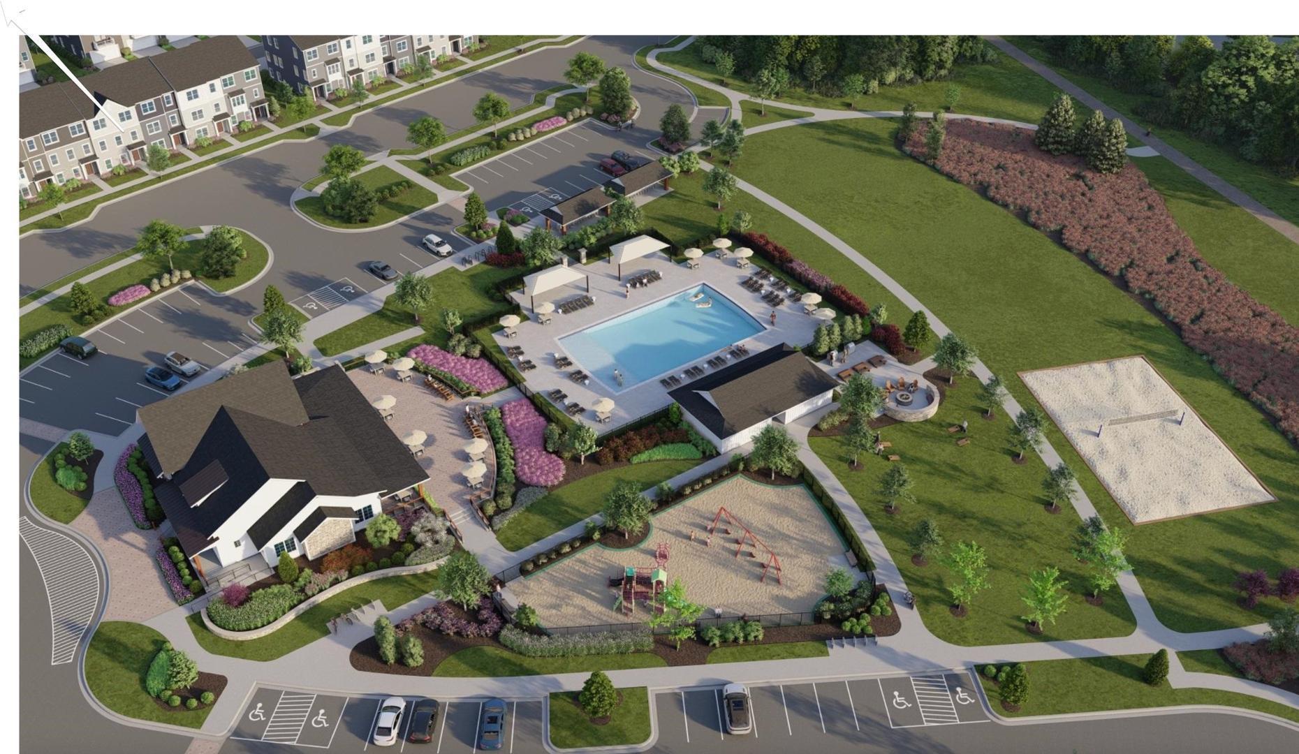 205 Nahunta Drive Apex, NC 27539 - Photo 24 of 24 an aerial view of a house with outdoor space