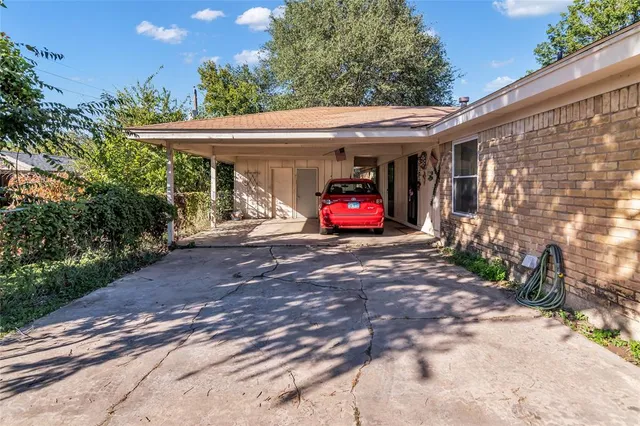 a view of a chairs in front of retail shop