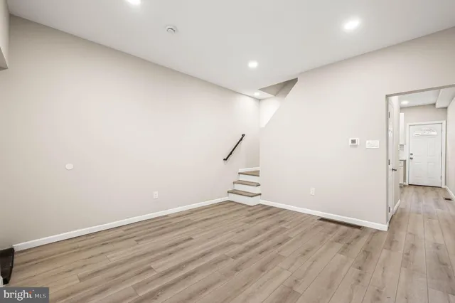 wooden floor in an empty room