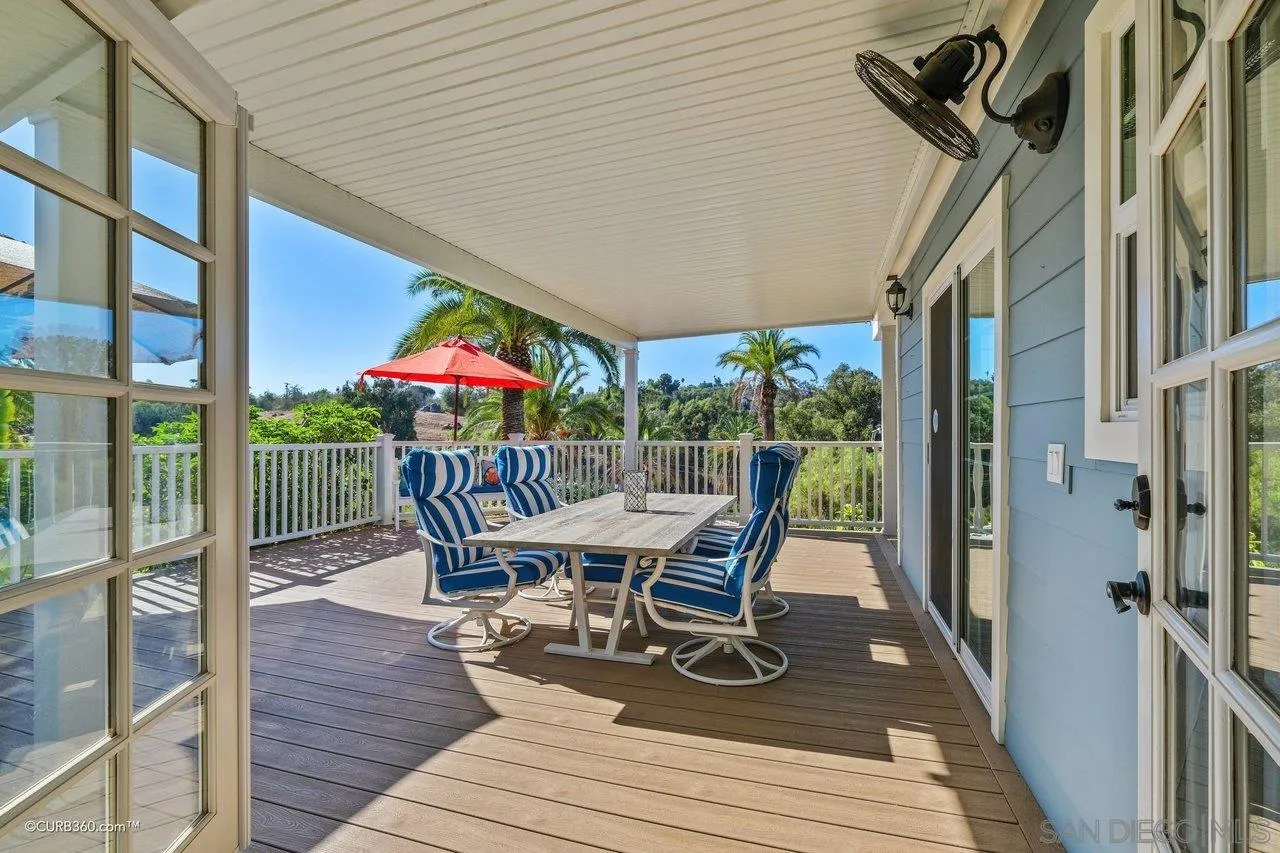 1544 Grove Road El Cajon, CA 92020 - Photo 18 of 42 a view of a dining tables and chairs in the balcony