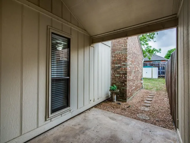 a view of outdoor space and balcony